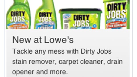 Lowes.com Dirty Jobs Display Ad